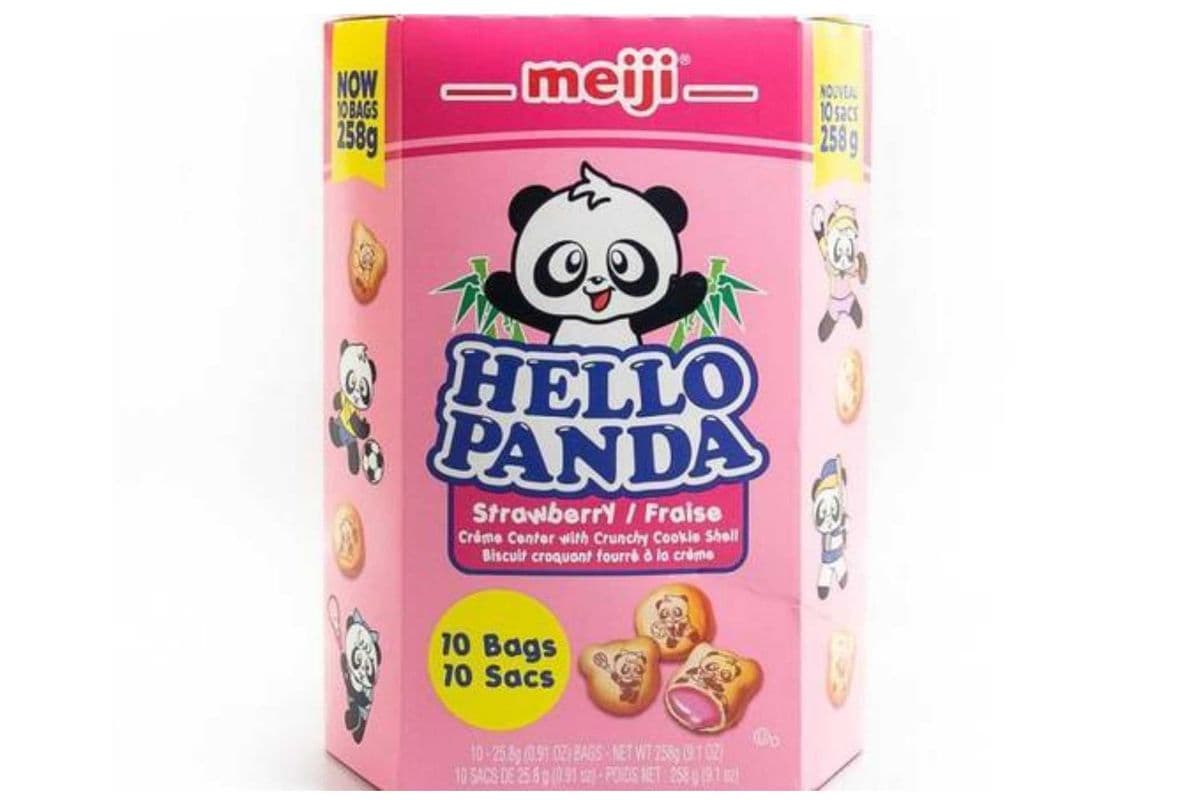 Meiji · Hello Panda Strawberry Cookies (258g)