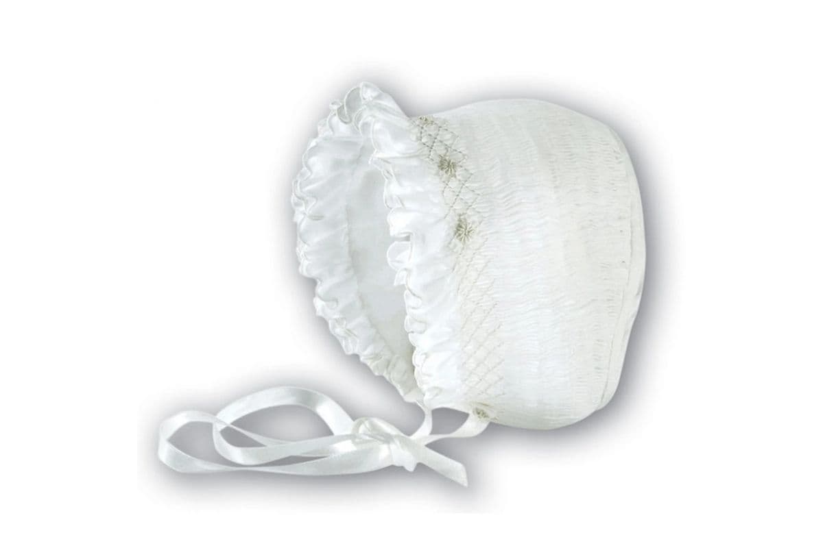 Childrens Bonnet White (68 g)