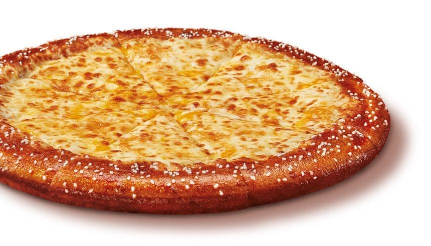 Medium Cheese Pretzel Crust Pizza with Cheese Sauce