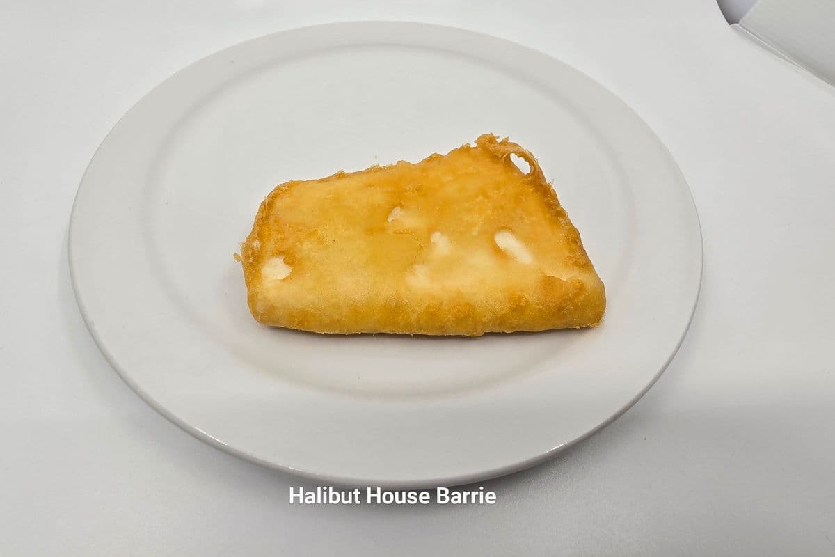 Lunch Size Halibut with Poutine