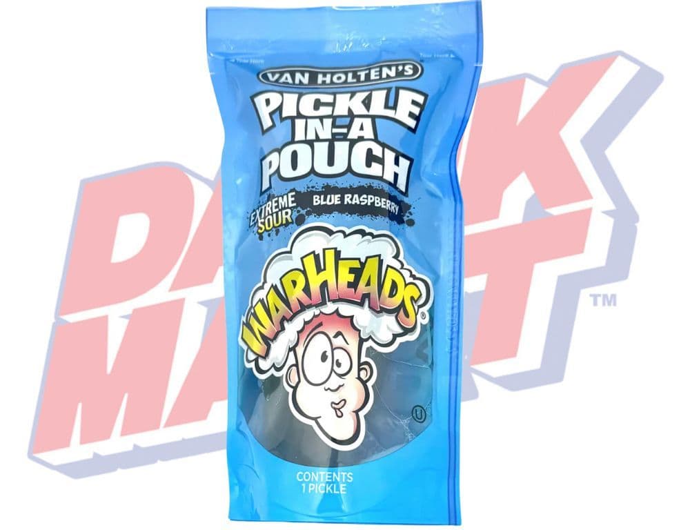 Van Holten's Warheads Blue Raspberry Sour Dill Pickle - 196g