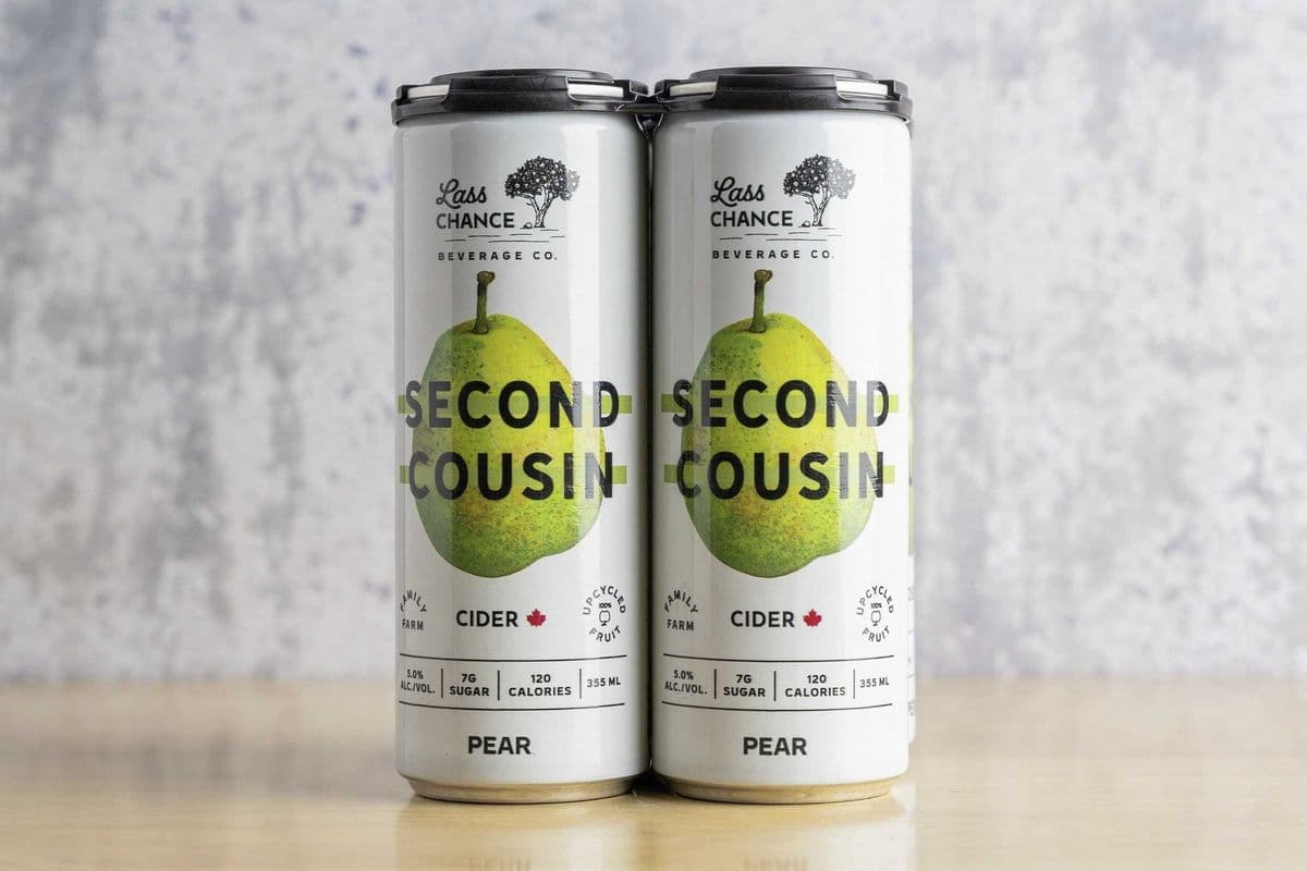 Lass Chance Second Cousin Pear Cider (4 x 355ml)