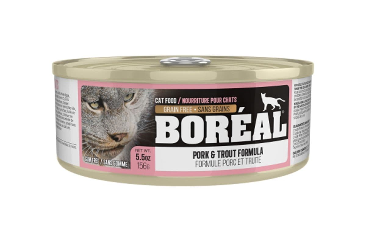 Boreal Pork and Trout Grain-Free Canned Cat Food Can (156 g )
