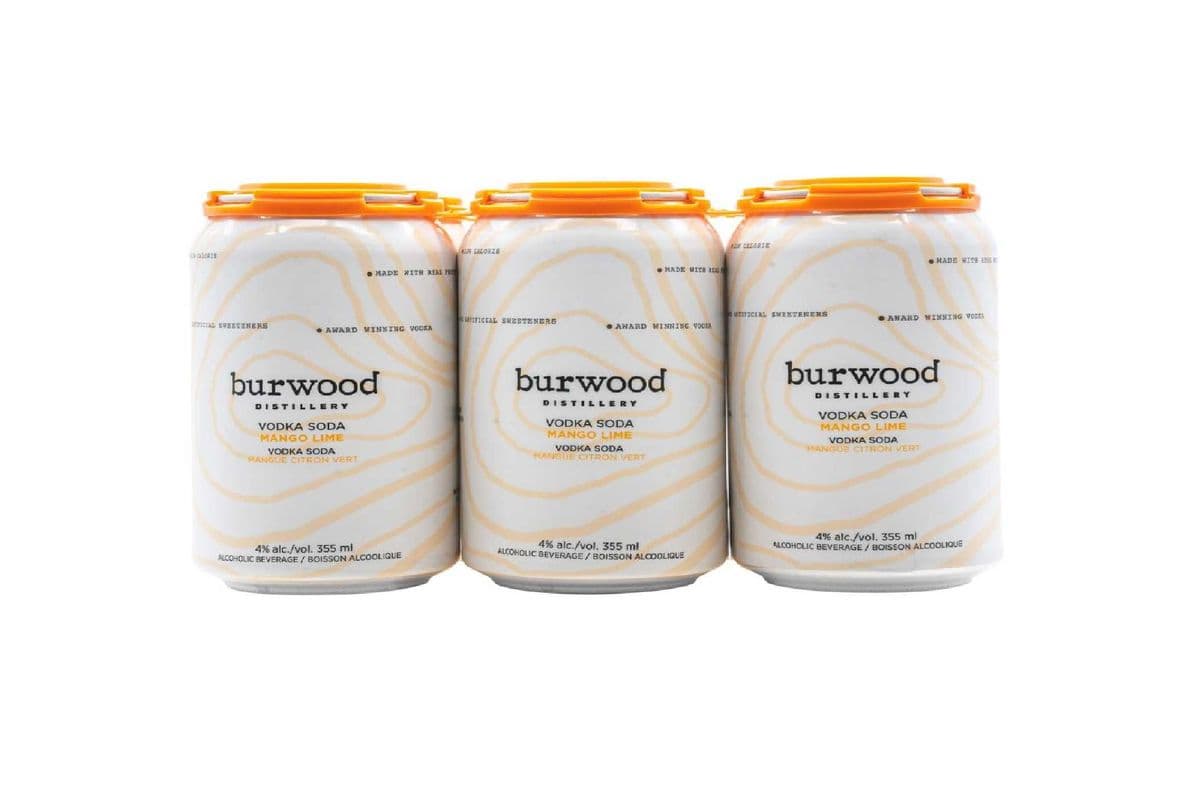 Burwood Mango Lime Vodka CLS (6 x 355 ml Cans)