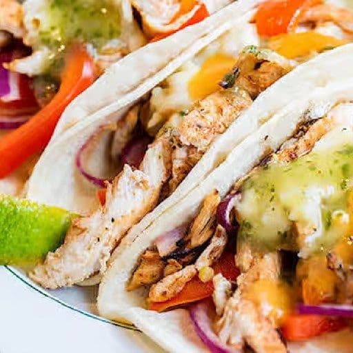 3 mcx tacos fajitas poulet / 3 pcs Tacos Fajitas Poulet