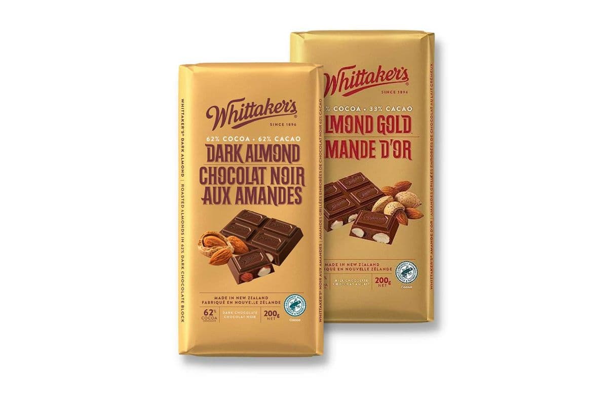 Whittaker's Chocolate Bars (200 g)