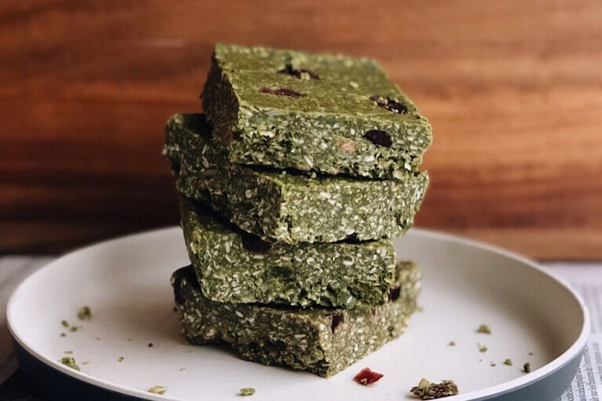 Barre matcha moca loca / Matcha Moca Loca square