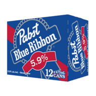 Pabst Blue Ribbon 5.9% (12 Can x 473 mL)