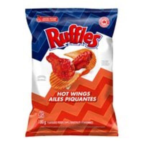 Ruffles Ailes Piquantes 180g/ Ruffles Hot Wings 180g