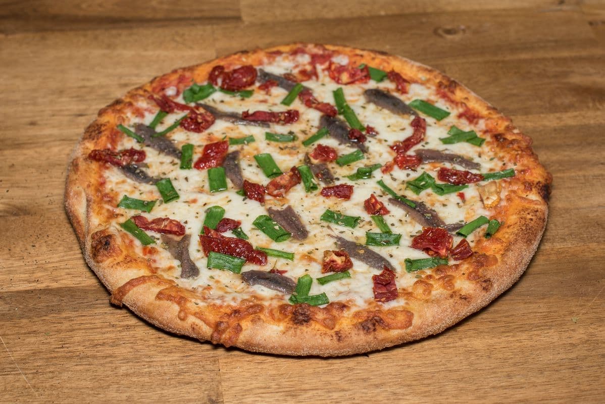 14" Large Anchovy Pizza