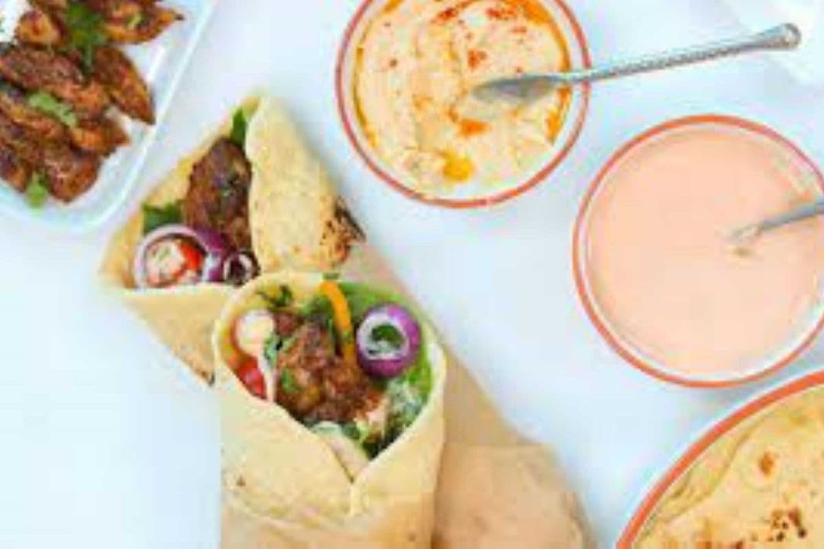 Seekh Kebab Naan Wrap