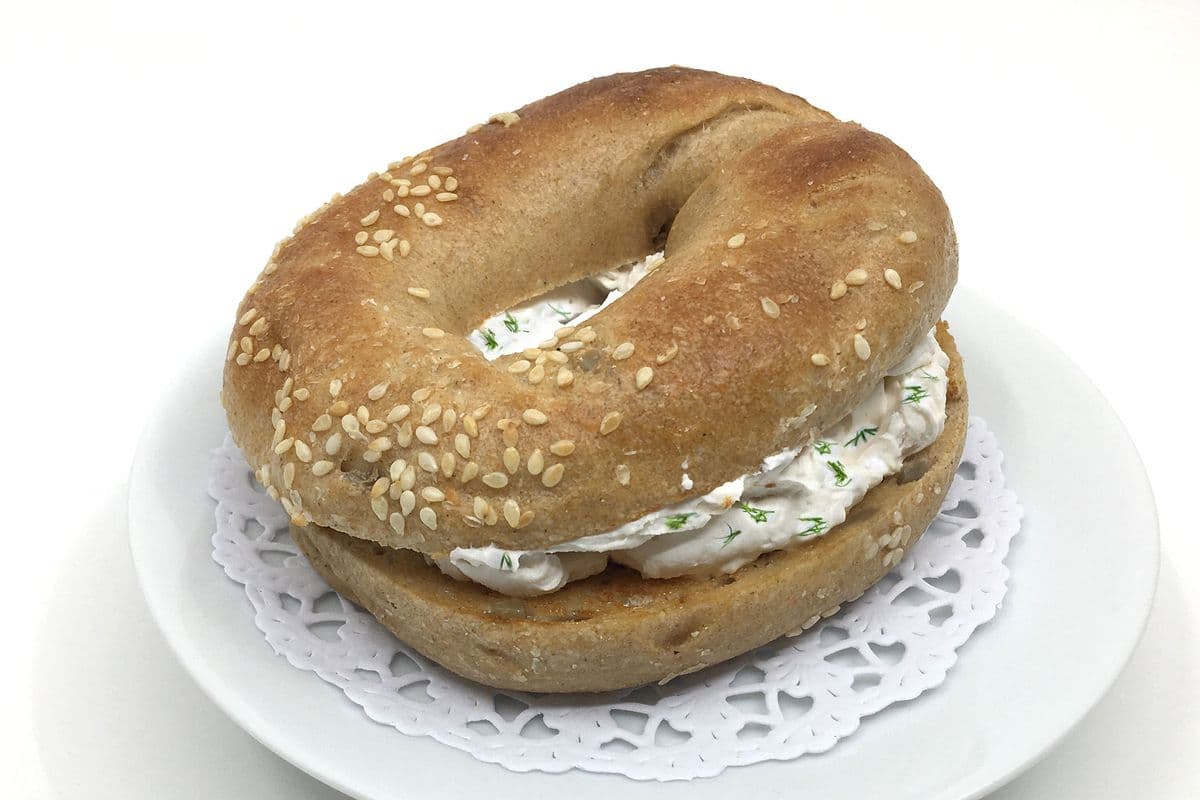 Bagel with Dill Cream Cheese