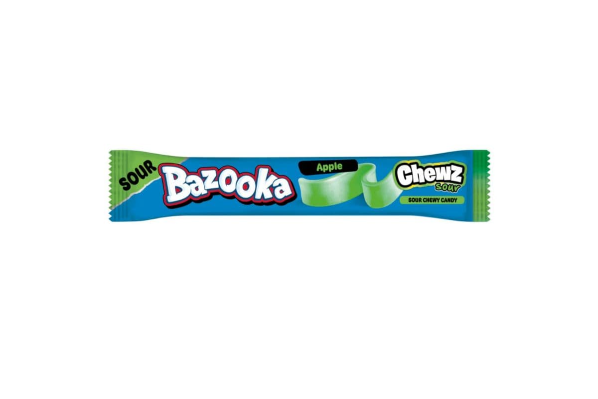 Bazooka Chew Bar Sour Apple
