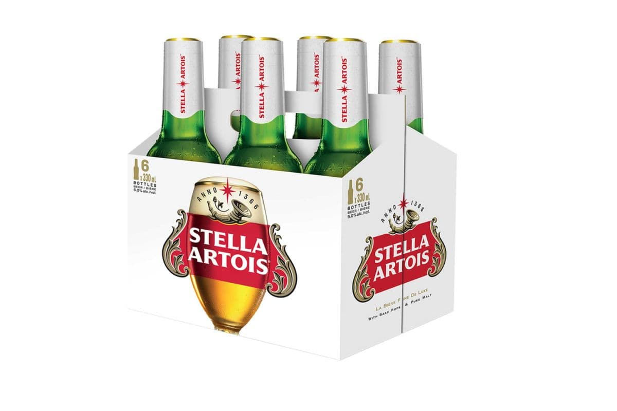 STELLA ARTOIS 6 BOTTLES(330ML) (1 x 330ML)