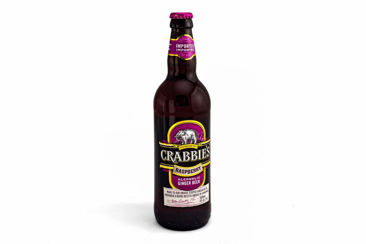 CRABBIE'S RASPBERRY ALCOHOLIC GINGER (1 x 500mL)