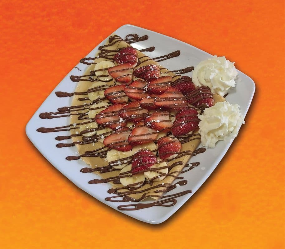 Velvet Crepe (Strawberry Banana)