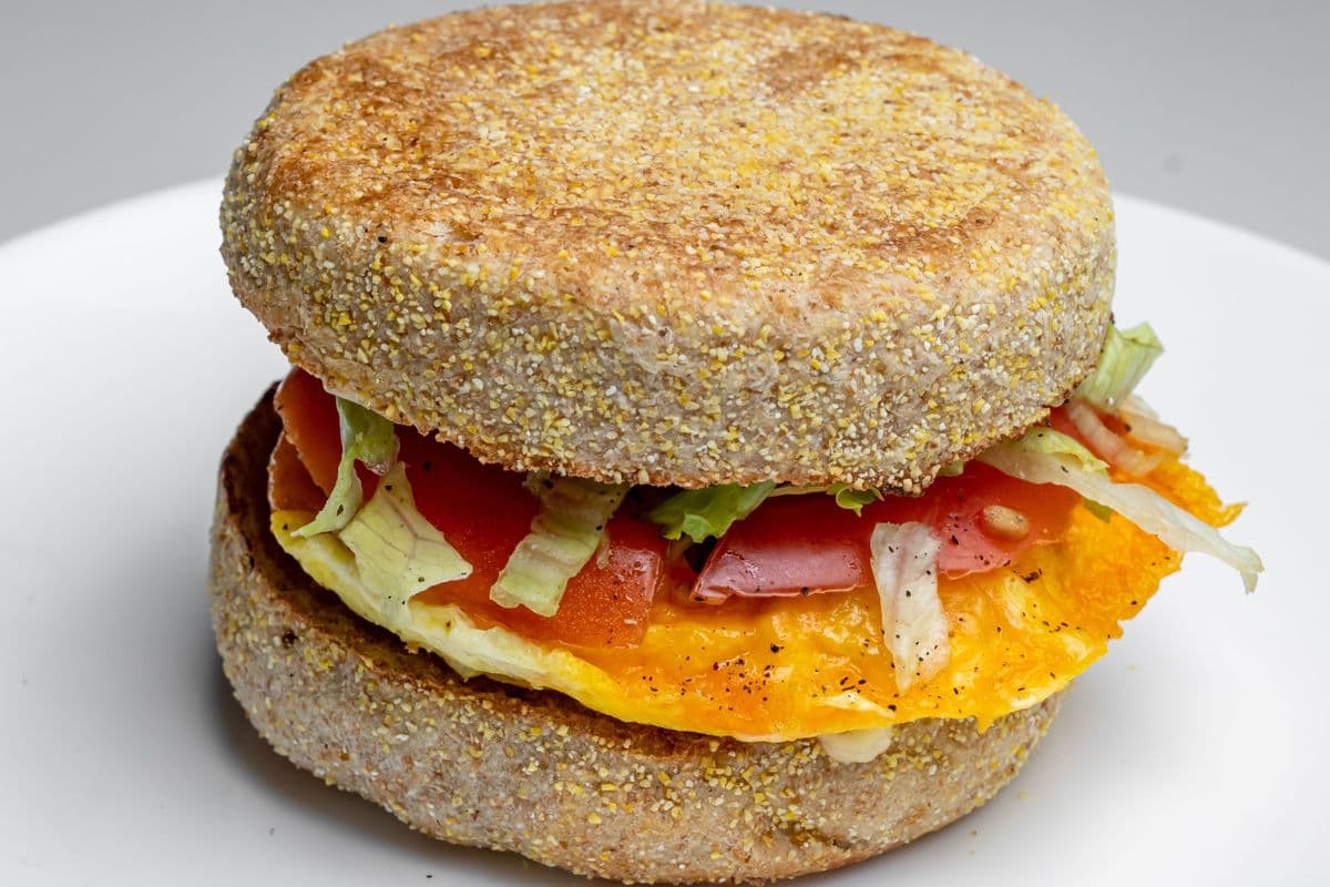 English Muffin with Bacon