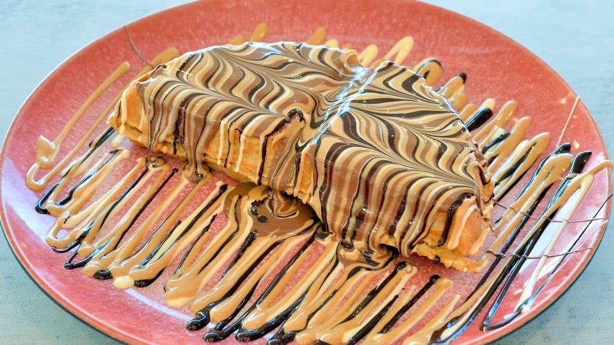 Quadruple Chocolate Waffle