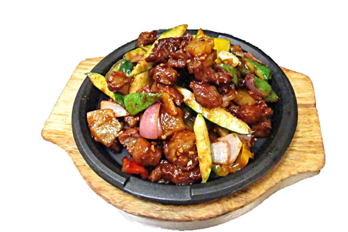 221. Sambal Lamb 鉄板參巴羊肉