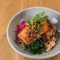 Cumin Roasted Salmon and Quinoa