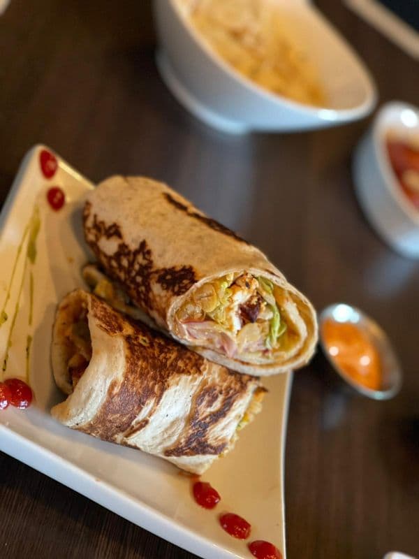 Chili Paneer Wrap