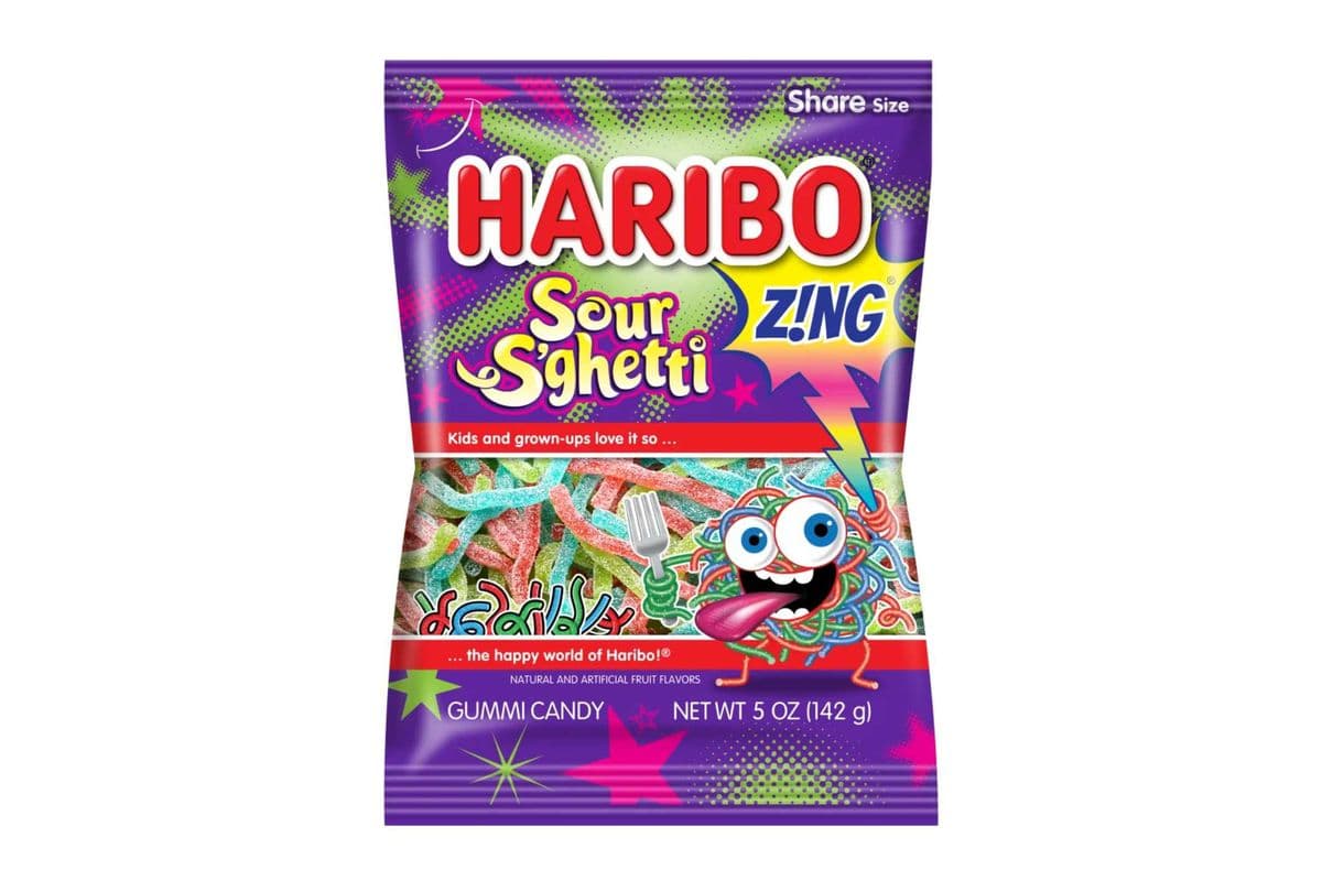Haribo Sour S'ghetti Zing (5 oz)