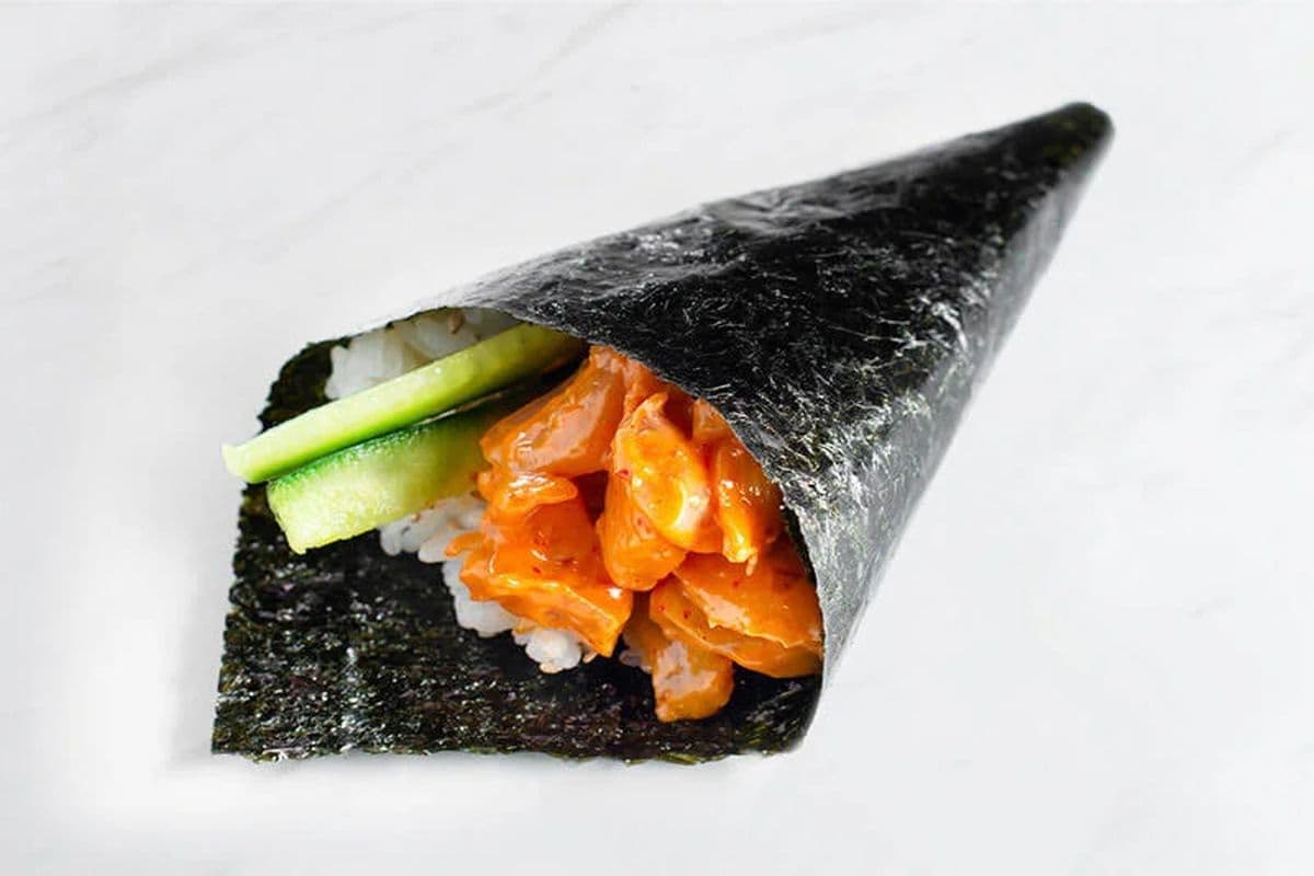 Spicy Salmon Hand Roll