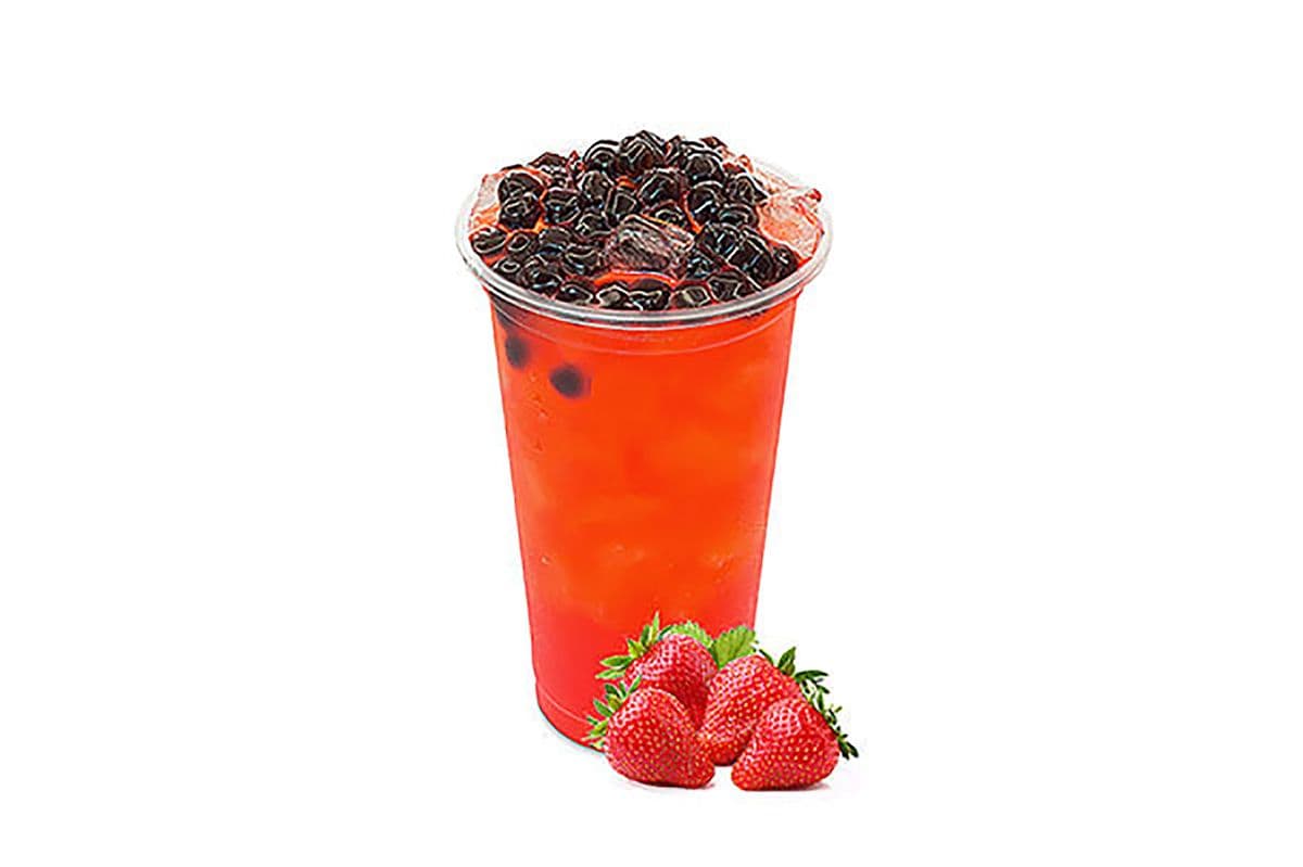Strawberry flavored tea