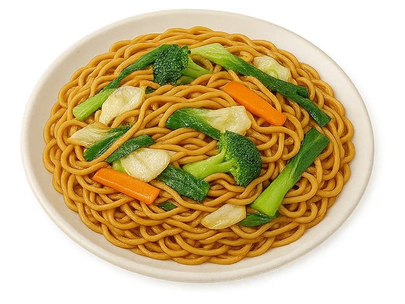 Seasonal Greens Chow Mein 时令蔬菜炒面