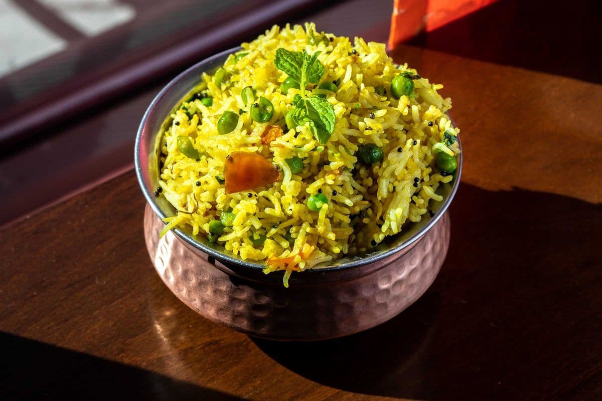 Vegetable biriyani.