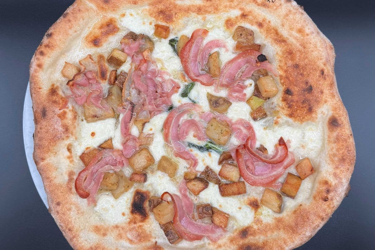 Patate e Pancetta Pizze