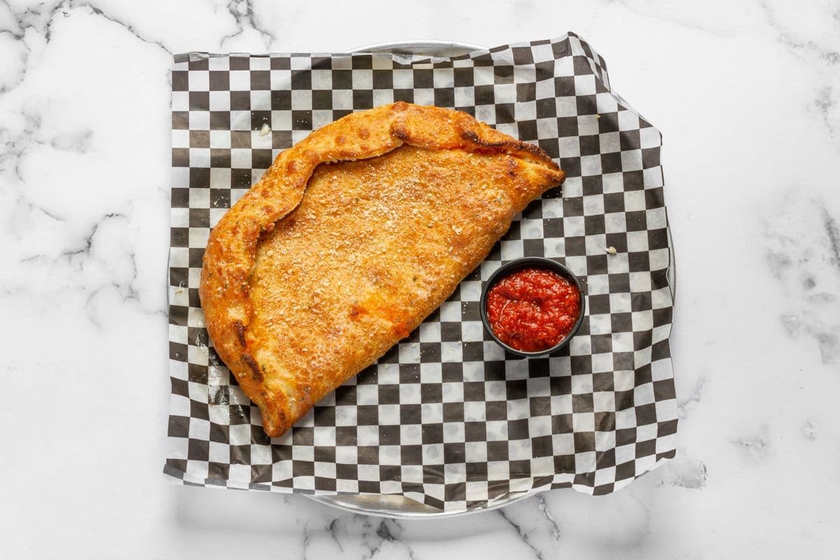9. Beef and Onion Calzone