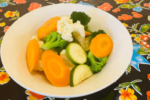 Steamed Vegetables (Lunch and Dinner)