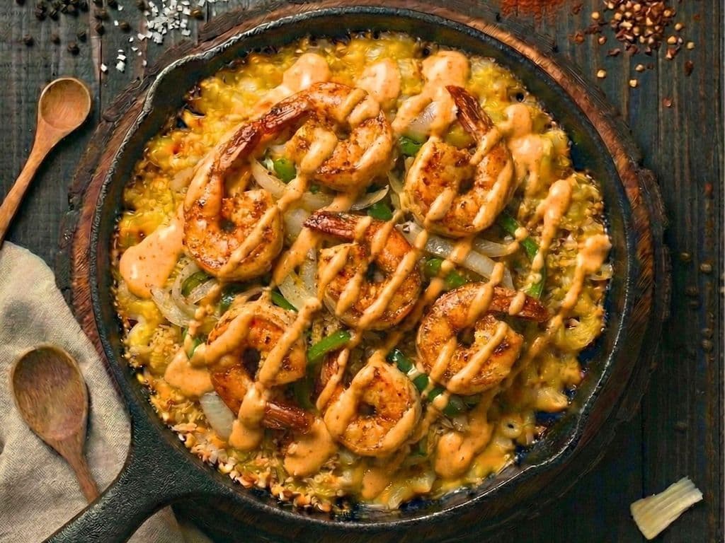 The Garlic-Cajun Shrimp