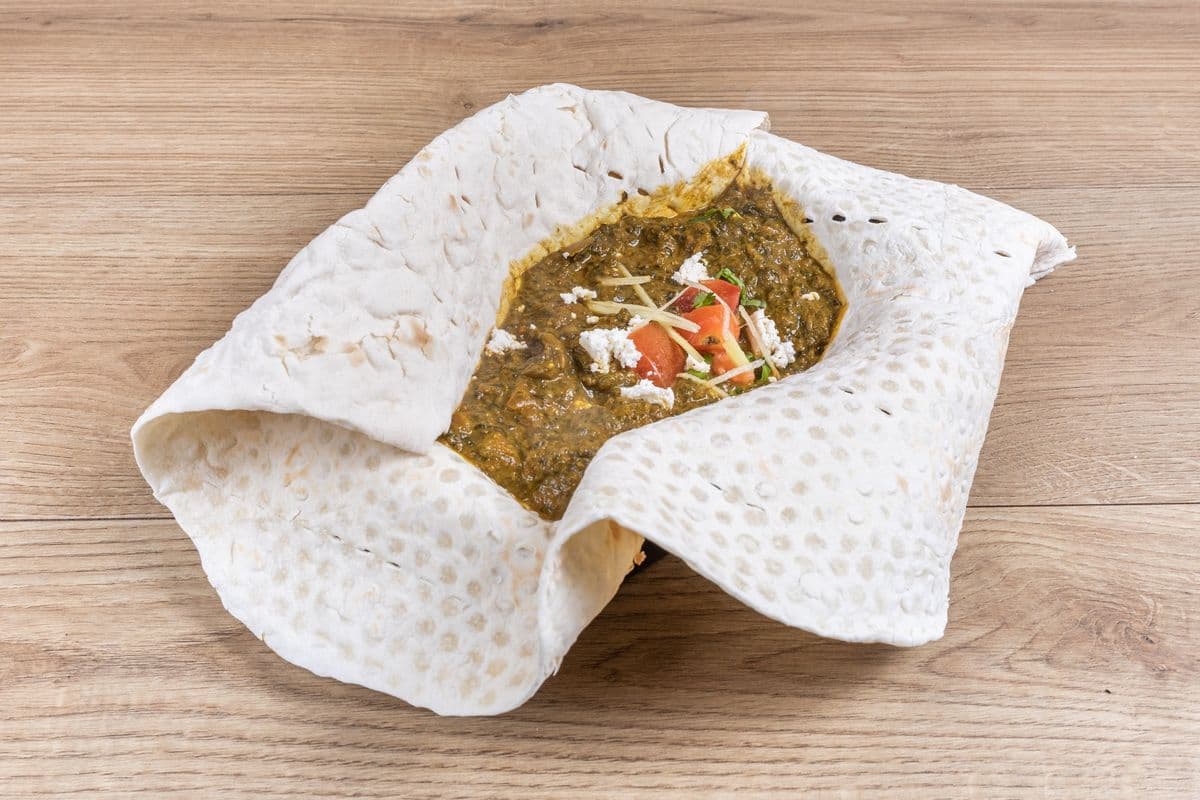 Saag Paneer Roti