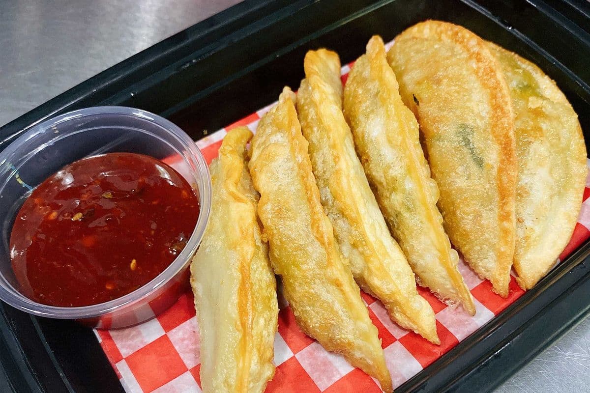 Korean style Deep-fried Dumplings