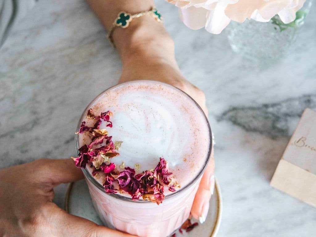 Rose Chai Latte
