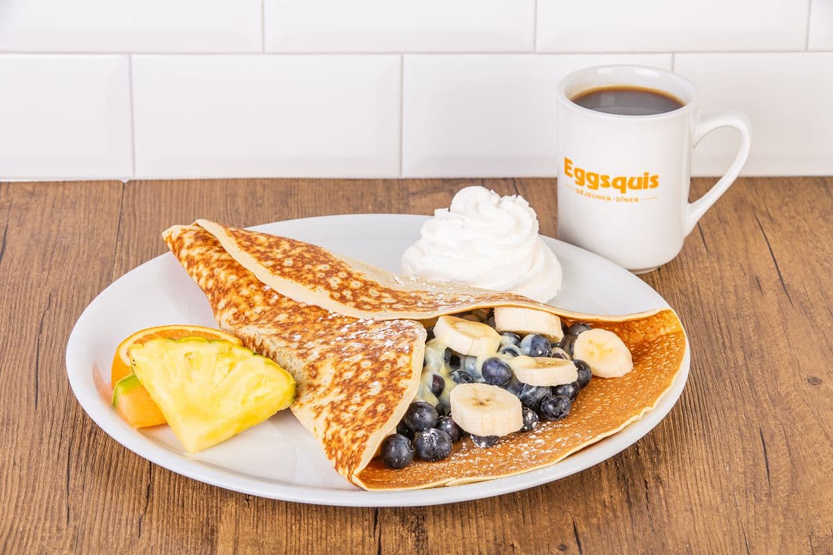 Blueberry-Banana Crepe