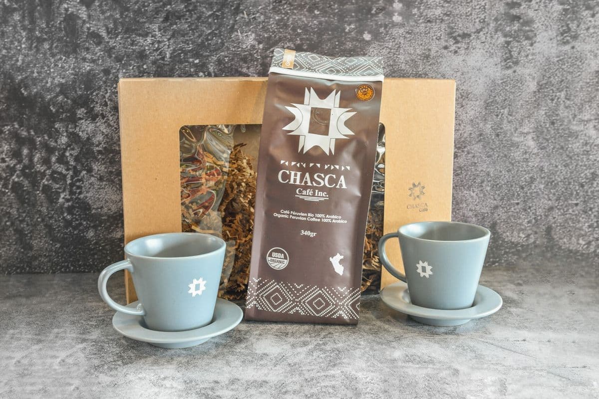 Boite Cadeaux Tasse Espresso Café Chasca