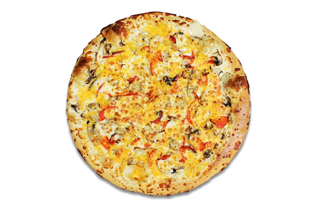 Alfredo Sauce Pizza