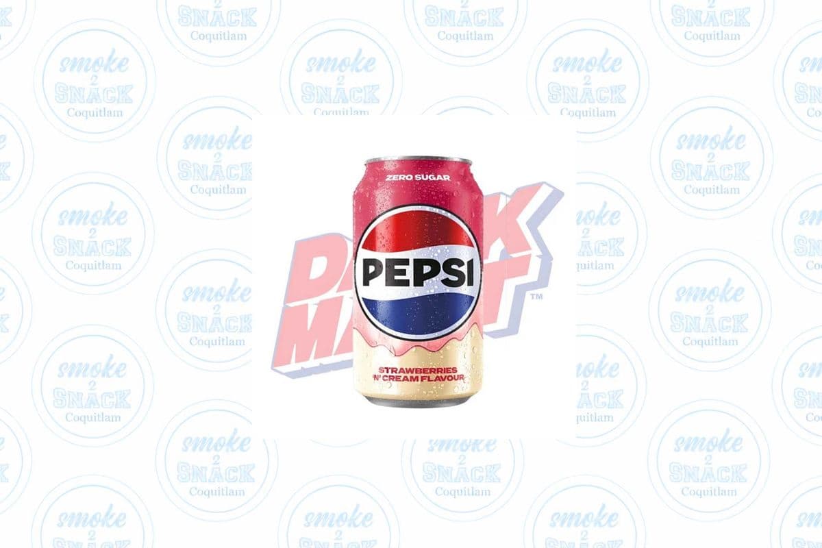 PEPSI STRAWBERRY & CREAM ZERO SUGAR (330ML)