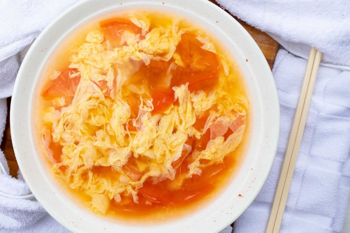 Tomatoes and Egg Soup 番茄蛋花汤