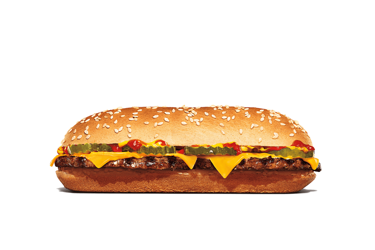 Extra Long Cheeseburger (540 Cals)
