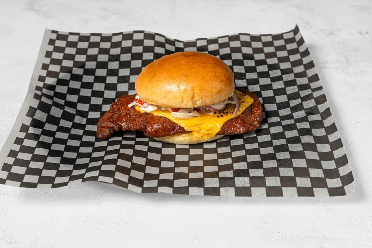Hot honey Nashville Chicken Sando