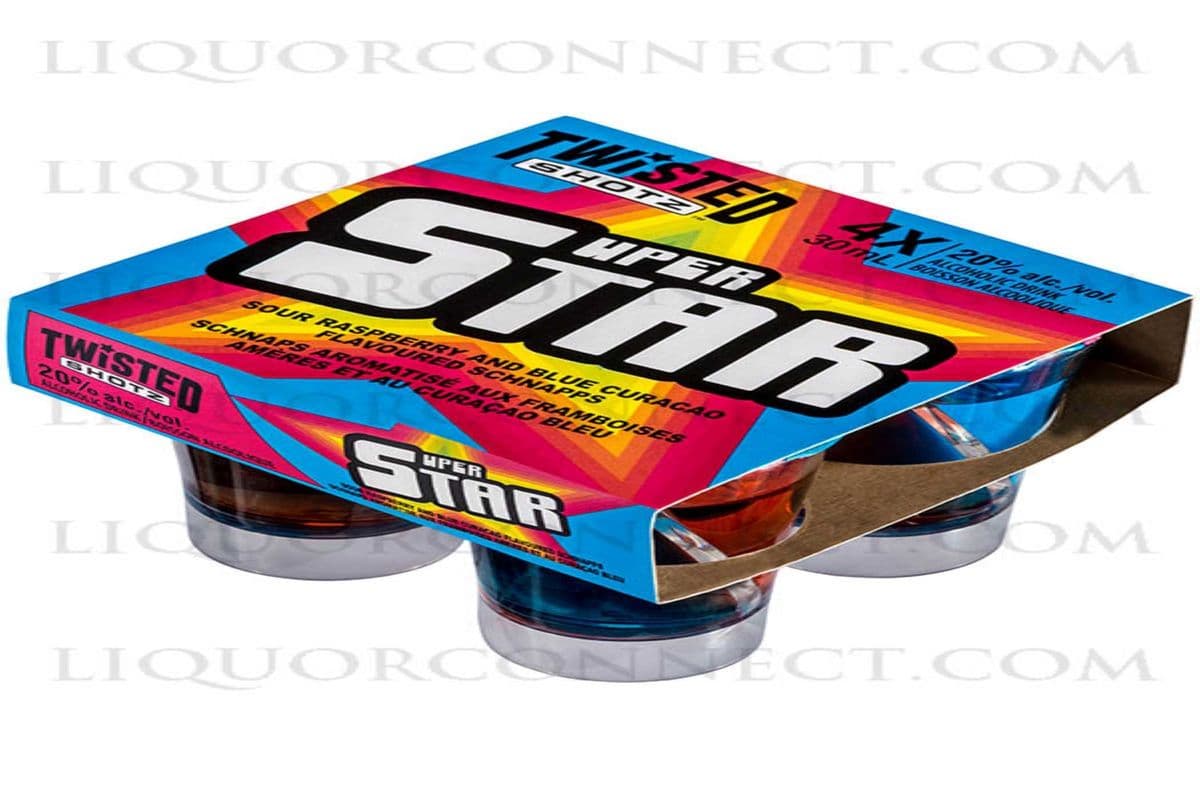 TWISTED SHOTZ SUPER STAR (1 x 30X 40ML)