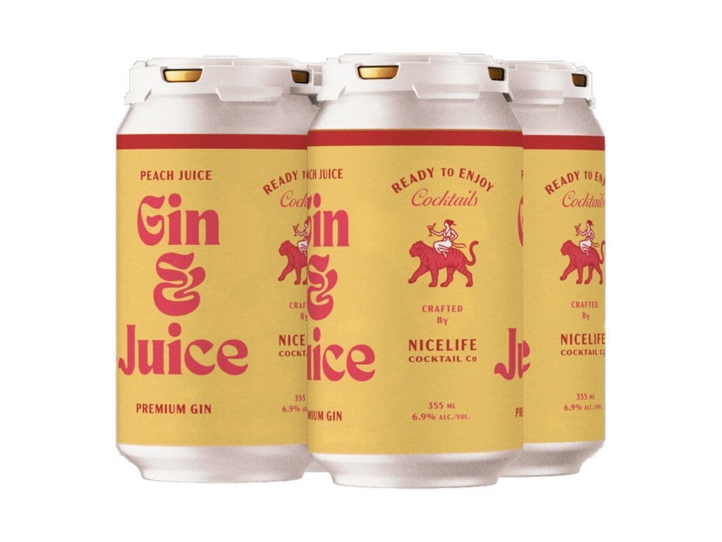 Nicelife - Gin & Juice Peach 4pk