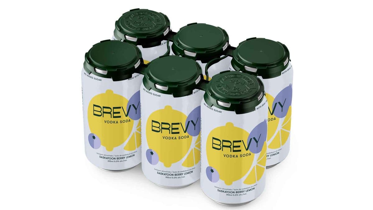 Brevy Saskatoon Berry Lemon (6 cans)