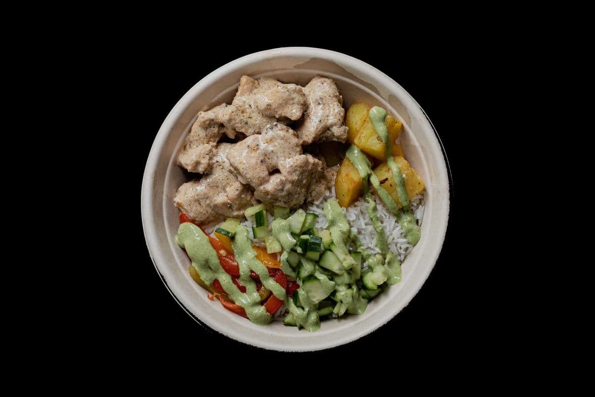 Creamy Malai Chicken Bowl