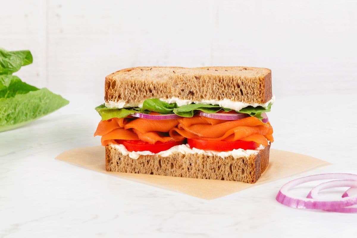 Smoked Salmon Sandwich (Whole)