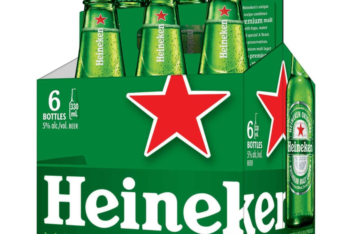 Heineken 6 Pack (6 x 330 ml Bottle)